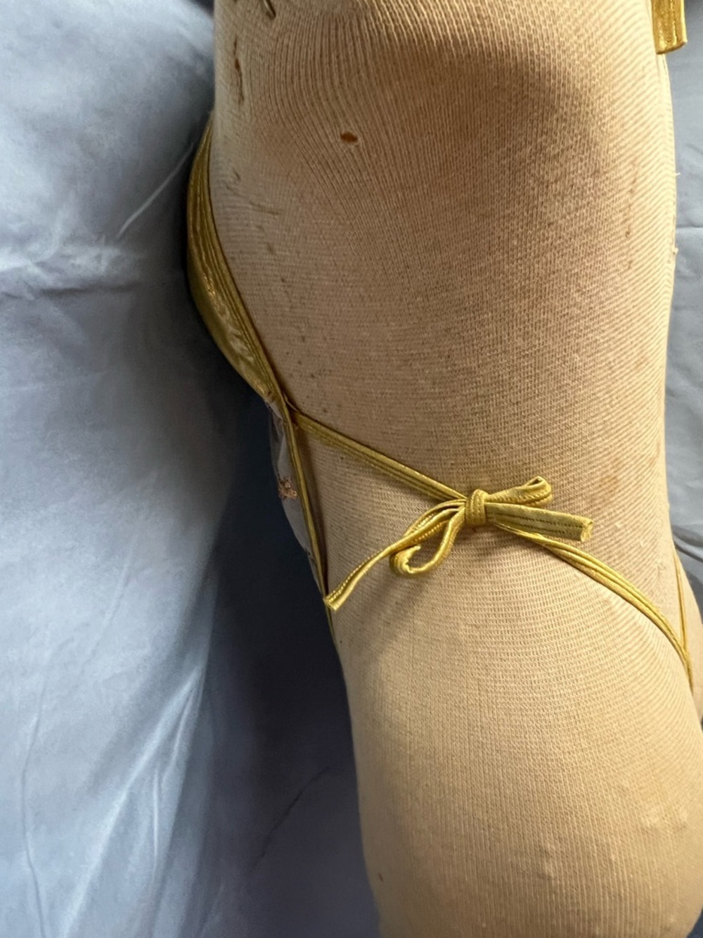 Gold Metallic Star Embroidered One-Piece - Picture 4 of 5